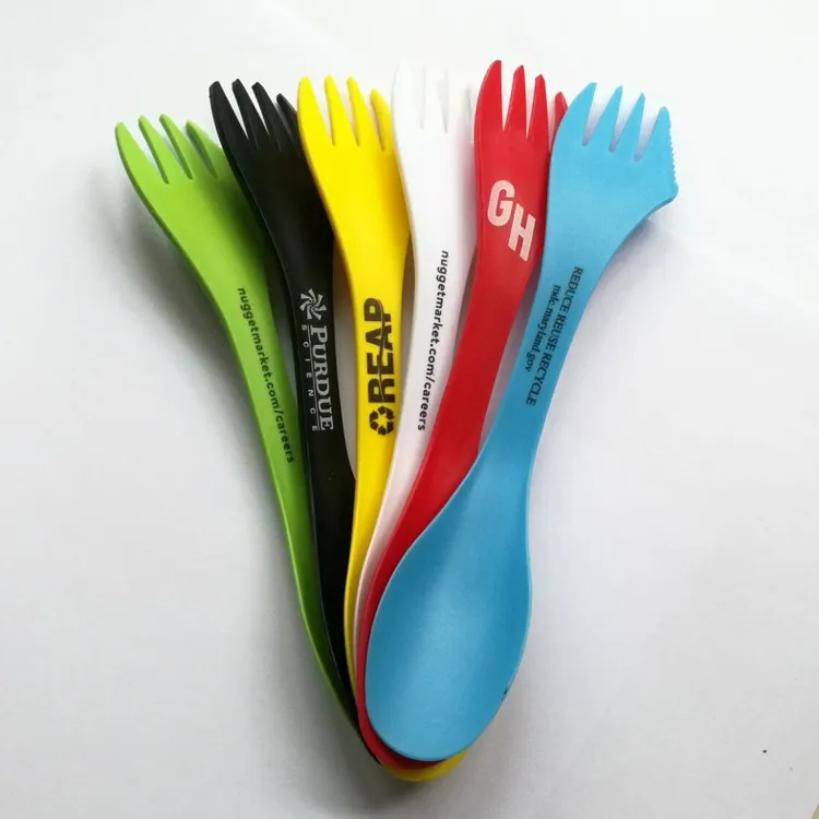 Three in One Fork Spoon Knife ,Combined Spork Knife , Spoon Sfork or Spork