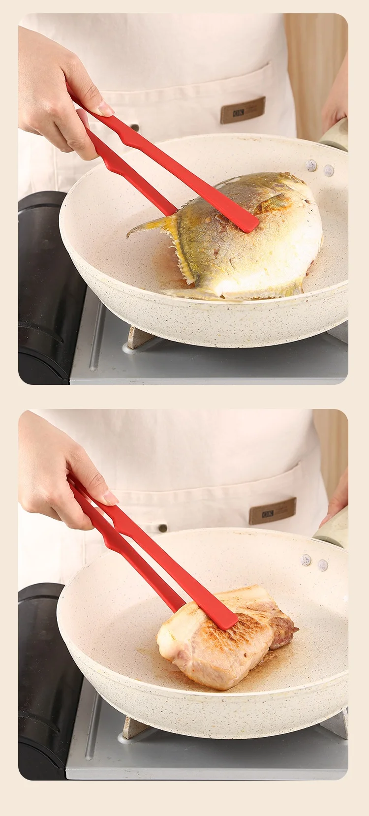 All-Inclusive Silicone Food Clip for Kitchen Utensils High Temperature Resistant for Bread Ice-New Innovation Kitchen details