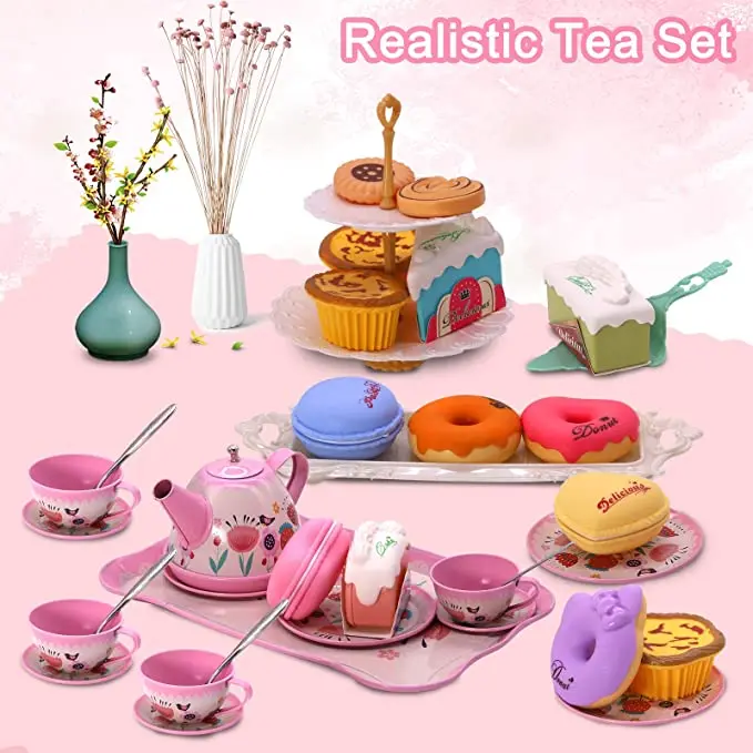 Desserts Tea Party Set For Year Old Wupuaait Kids Tea Party Set