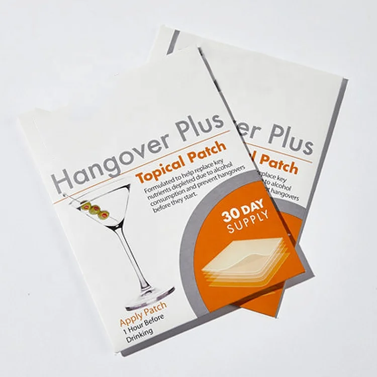 2022 Hot Selling Self Adhesive Vitamin Stickers Energy Boost Hangover Sleep Focus Patches