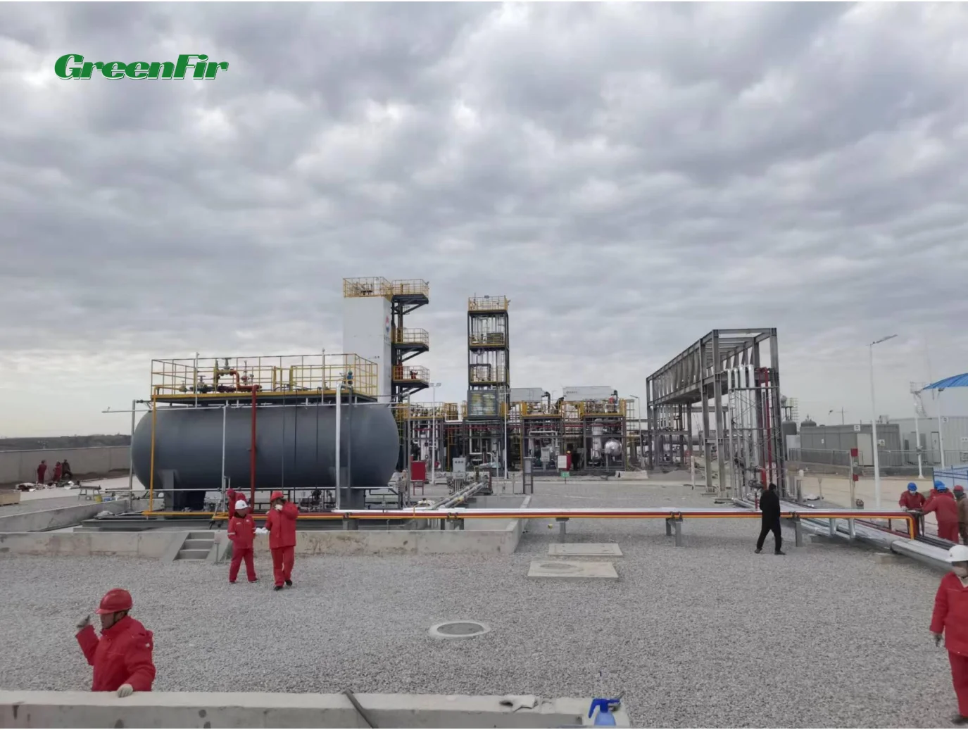 Завод по производству сжиженного природного газа на заказ завод СПГ нефтяного