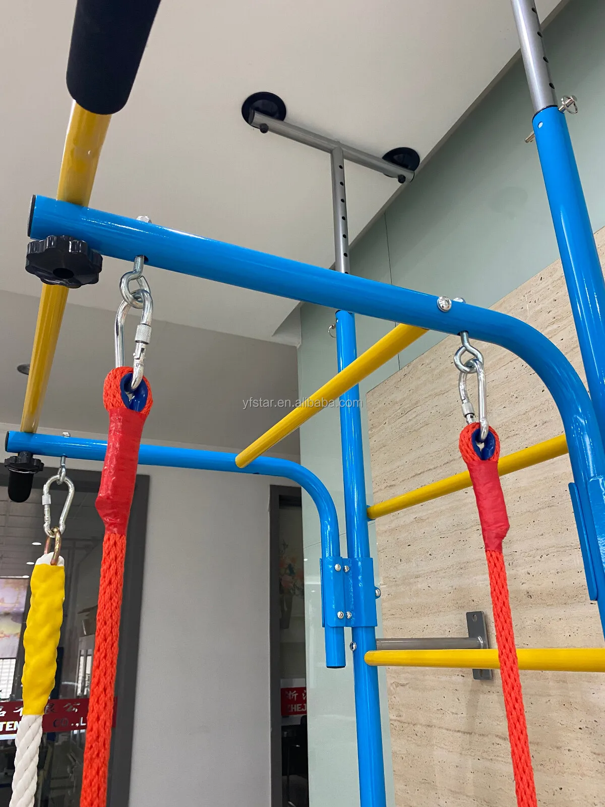 钢制瑞典式梯墙套装 儿童健身栏杆 瑞典式体操墙体操栏杆 体操用具