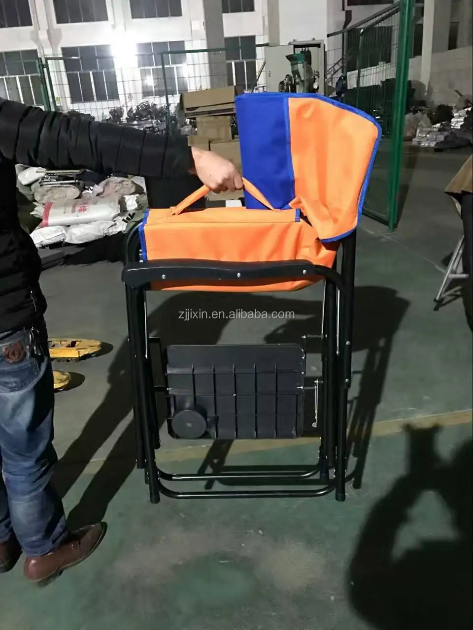 High Quality Folding Aluminum Canvas Director Chair Heavy Duty Camp Director Chair For Adults