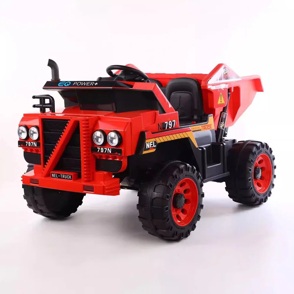 Full Scale Cool Trendy Style Children's Battery Powered Ride-On Electric Four Wheel Dual Drive off Road Vehicle Toy Car
