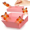 Pure pink butterfly box