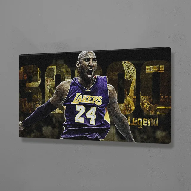 Kobe Bryant Black Mamba Poster Wall Art Decoration Prints Canvas For ...