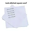 Sciarpa quadrata cucita 30*30cm