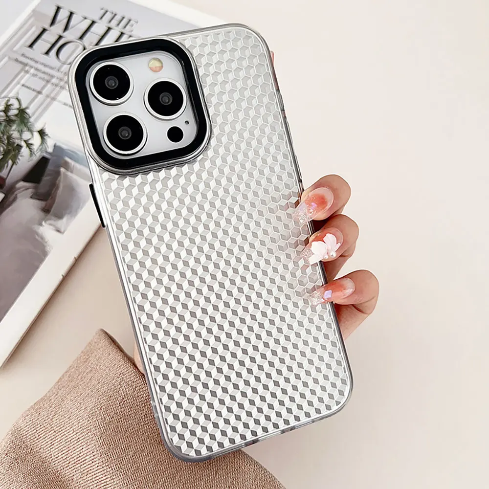 Tpu Phone Cases For Iphone 15 14 13 12 11 Xr Xs Max Pro Plus Simple Case Camera Frame With Diamonds Sjk454 Laudtec manufacture