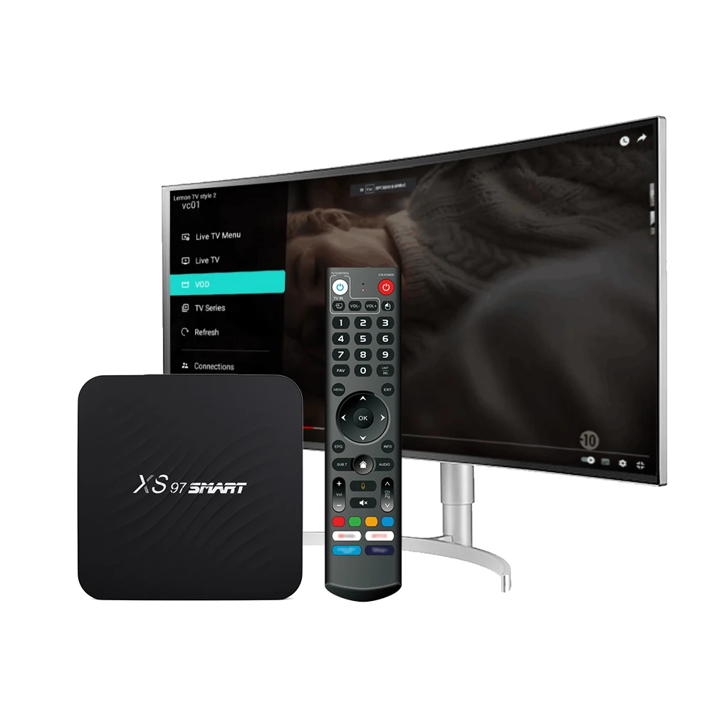 テレビ Y XS97 4GB RAM 32GB Storage Android Smart TV Box