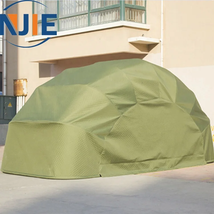 Movable Folding Galvanized Steel Car Garage Waterproof Parking Shed Thickened Warm Simple Modern 600D Oxford Cover