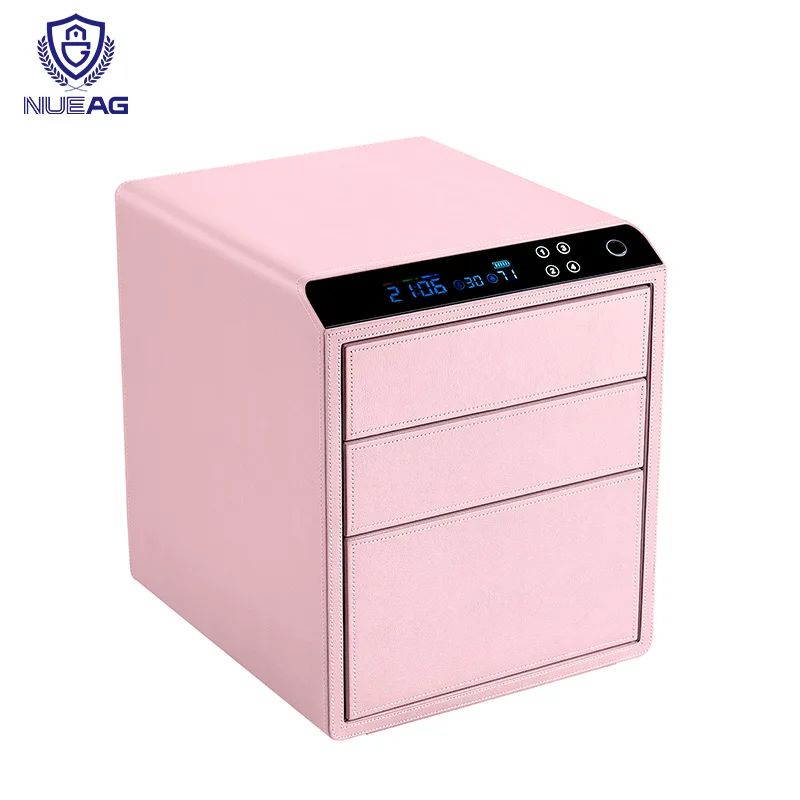 Durable Steel Material Secret Hidden Compartment Stash Storage Drawer Security Cash Safe Box with Fingerprint Lock