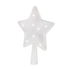 Star Christmas Halloween LED Small Star Lightweight Tree Topper Battery Operated Ornaments Xmas Birthday Wedding Party Home Seasonal