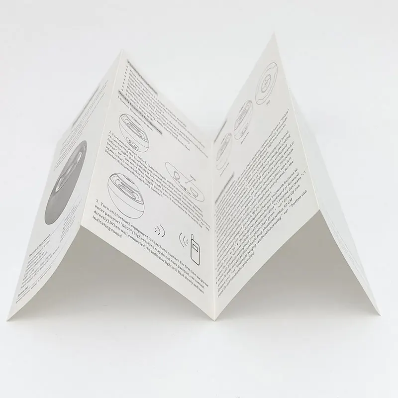 Прямая поставка с завода установка продукта на заказ ручной дизайн флаеры печать складной каталог