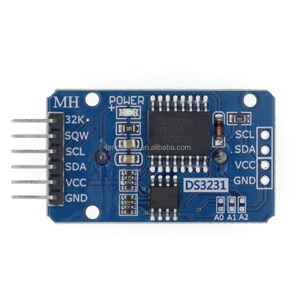 DS3231 AT24C32 IIC Precision Clock Memory Module RTC for Arduino ...