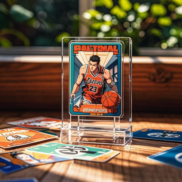 Manufacturer Card Game Maker Customize Foil Holographic Playing Cards  Printing Collectible Football/basketball Star Cards