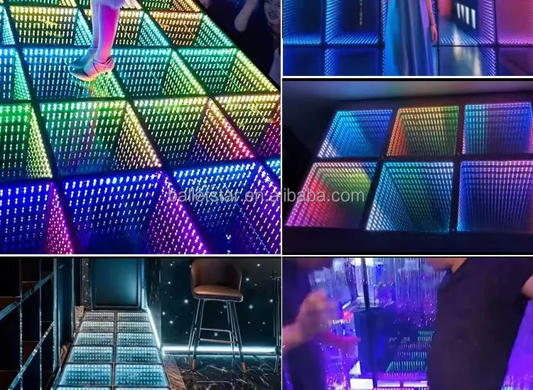 3d Infinity Mirror Video Light Led Dance Floor Buy Light Up Dance