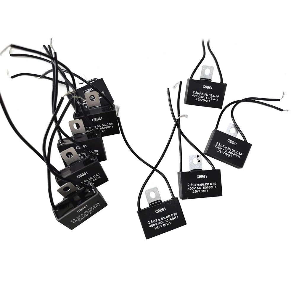 1.0/1.2/1.5/1.8/2.0/2.5/3.5/4.0 Uf Ac Capacitor For Exhaust Fan Motor Run Buy Ac Electric Fan