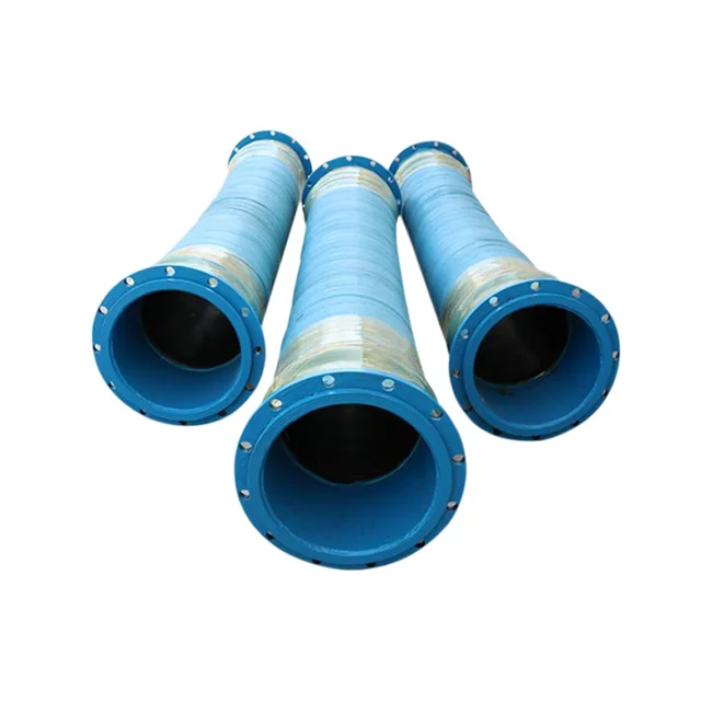 Flange Pipeline Large Diameter Corrugated Oil Resistant Nbr Rubber Hose