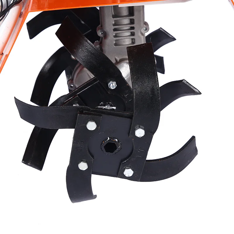 Mini Tiller Hand Push  Multifunctional Mini Gasoline Power  Tiller Machine
