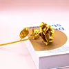Fleur feuille d'or colorée [Couleur dorée] 25x8 cm