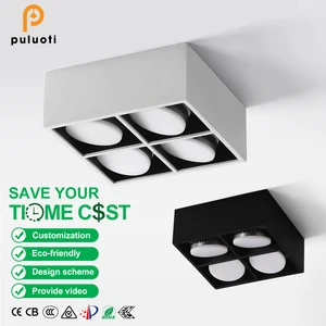 PULUOTI Factory-Made LED Bulb GX53 20W/36W Hot Sale Surface Downlight CE Certificate 3000K 4000K for Residential Use