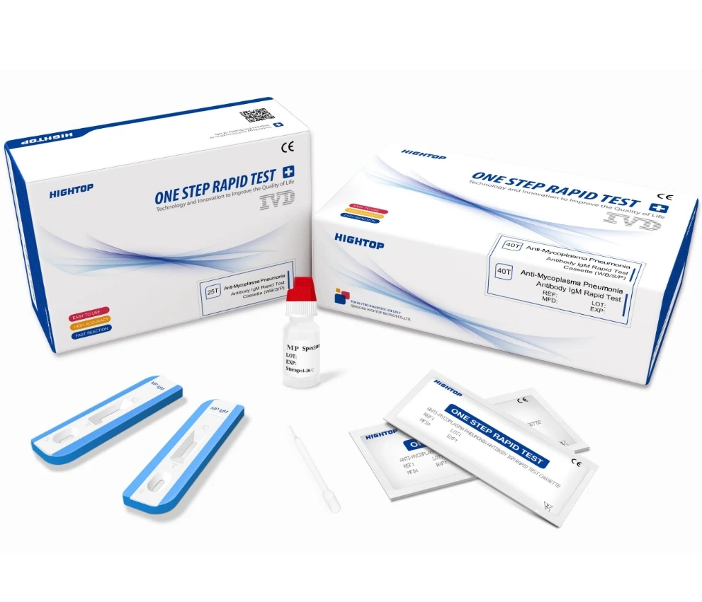HIGHTOP MP IgM CE Anti-Mycoplasma Pneumonia Antibody IgM Rapid Test Kits for Hospital Use