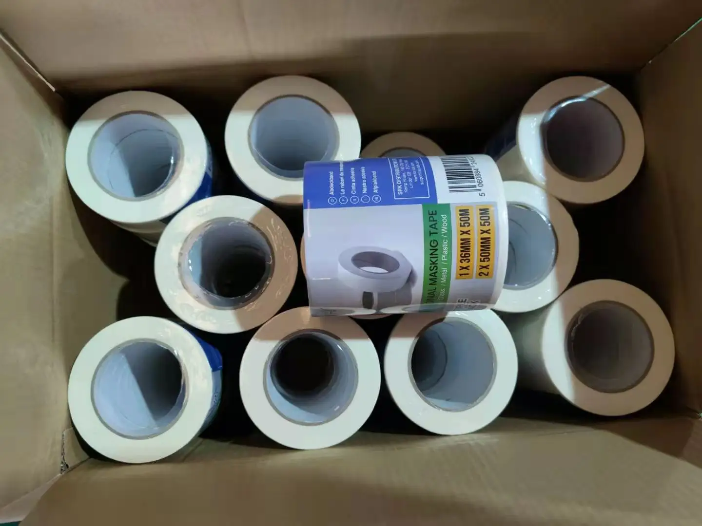 GTSE Wide Adhesive Masking Tape White 100mm (4) x 50m