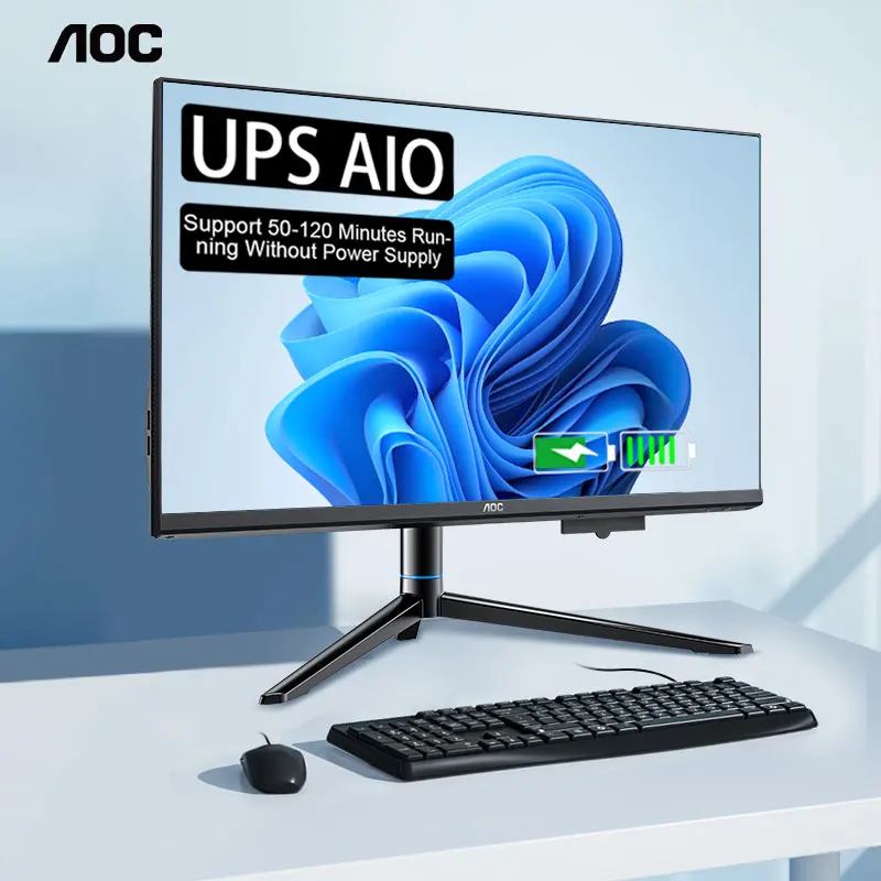AOC Desktop Computer - All-in-One PC with 8GB RAM & 256GB SSD