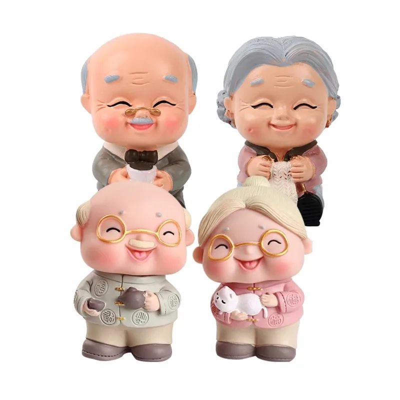 Cute Cartoon Grandfather Grandmother Action Figures Wedding Anniversary  Cake Decoration Old Couple Topper Cake Supplies - Buy Creative Cake  Ornaments Home Decoration Statue,Couple Figurine,Grandmother Grandfather  Doll Toy Product on 