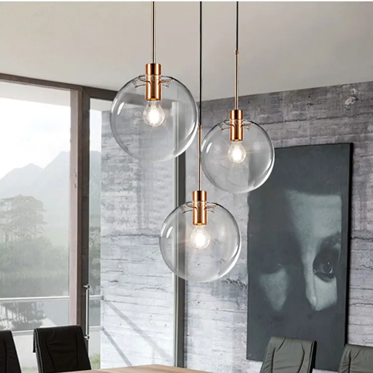 Abat-jour Globe Verre Transparent 15 Cm – Rechange Pour Lustres, Appliques Et Suspensions
