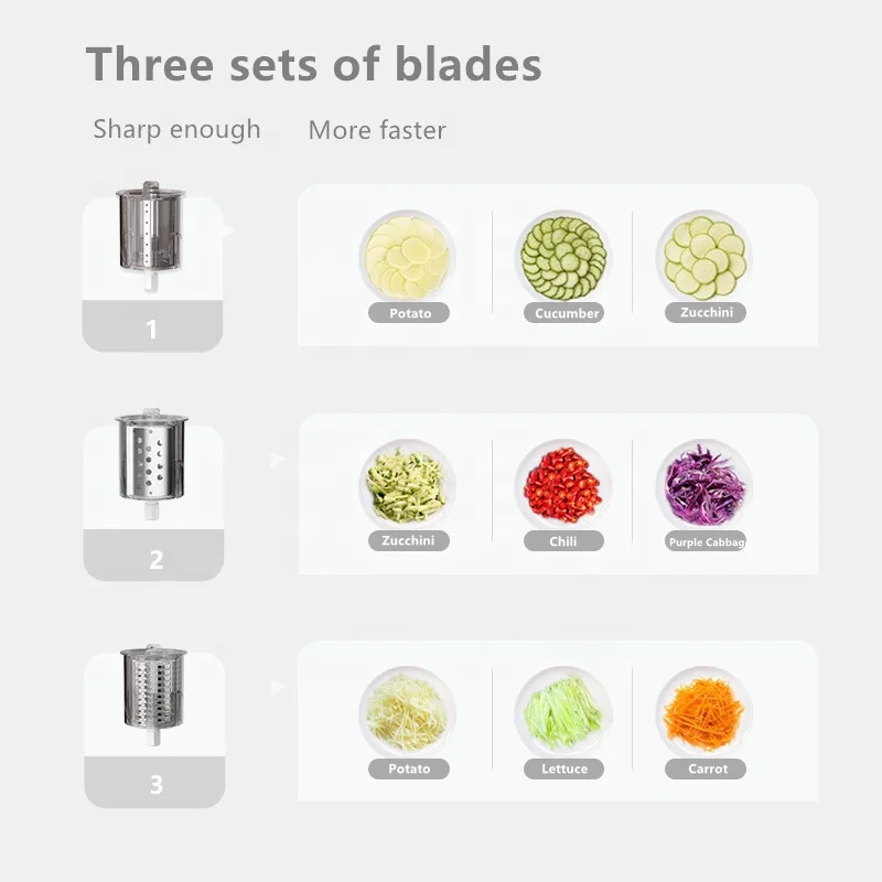 Home Kitchen Automatic Vegetable Chopper Electric Chopper Onion Cutter Vegetable Grater Potato Julienne Cutter.