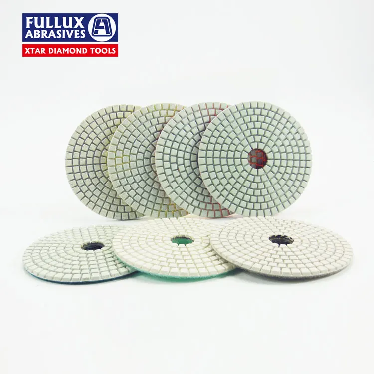 Wet And Dry Used Diamond Polishing Pads For Angle Grinder Granite