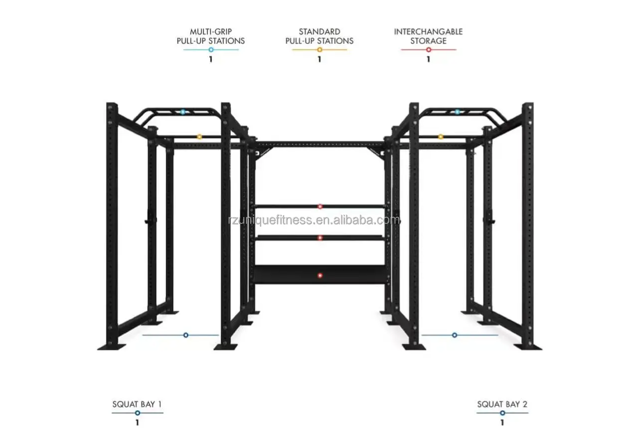 Multi Function Power Rack Cross Fitness Rig Fitness Equipment ...