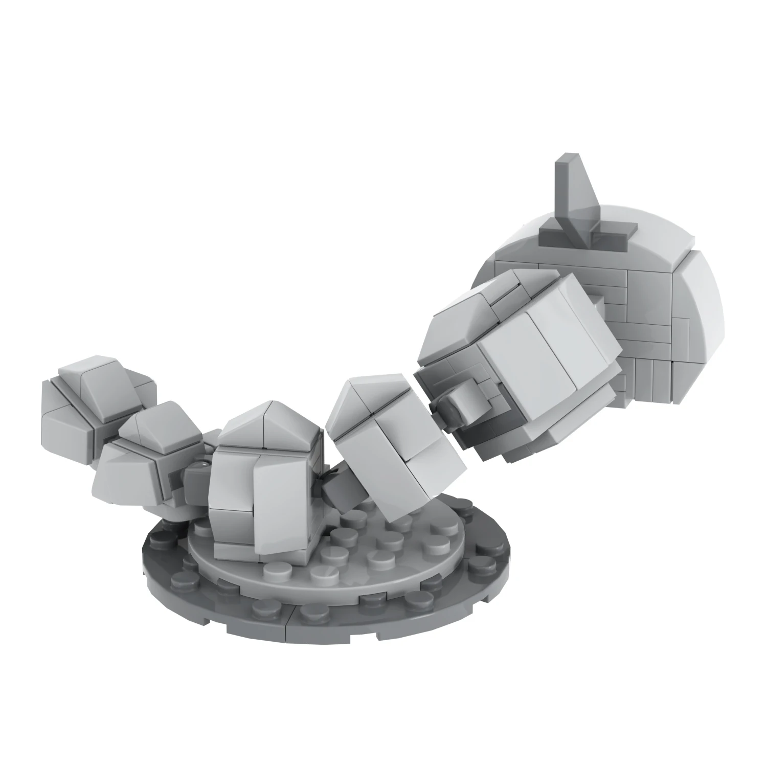 もっこ MOC1110 Onix 128 Pcs Model Bricks Poke Japanese Handheld