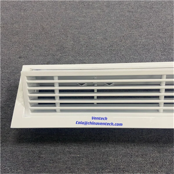 HVAC SYSTEM  Customized Color  Fixed Blade Linear  Air  Bar Grille for Ventilation