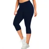 Pantalon de yoga grande taille bleu marine