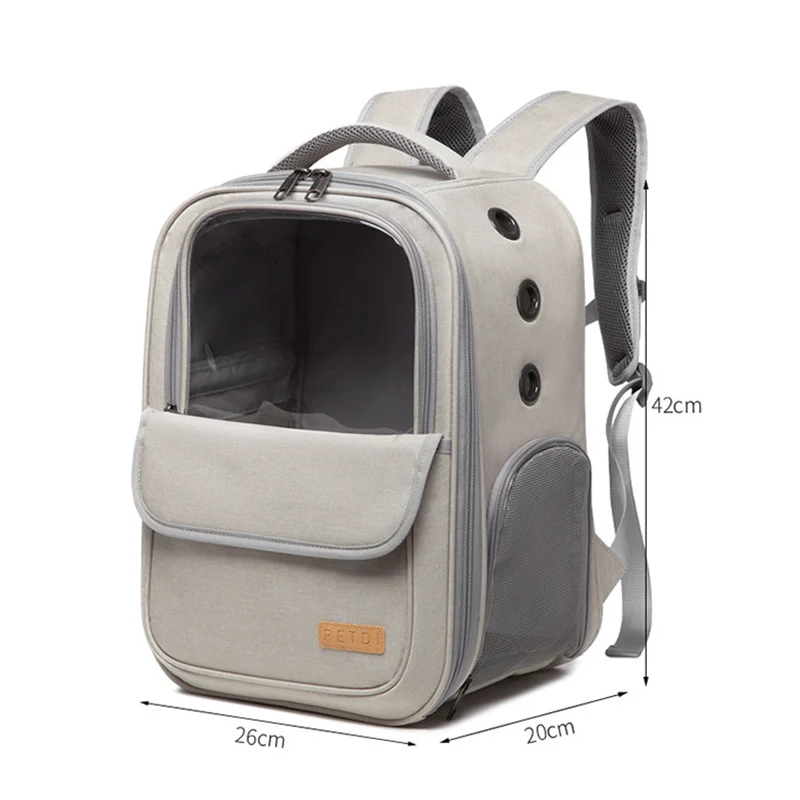 Wholesale Luxury Dog Cat Carrying Pet carrier Backpack Travel cat carrier backpack pet carrier bag details