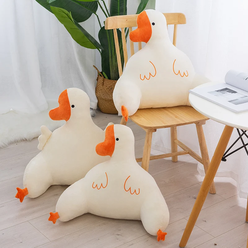 Customized Goose & Duck Multifunctional Plush Home Pillow & Office Chair Waist Cushion Self-Designed Series PP Cotton Filling