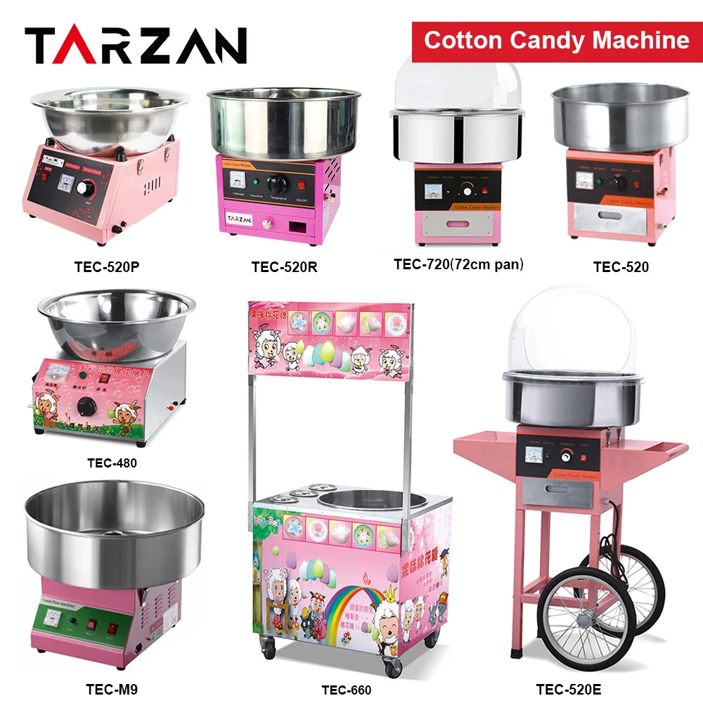 Factory Wholesale Price Gas Cotton Candy  Floss Machine Candy Vending Machine details