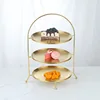 Three-tier multi-purpose shelf (gold set)