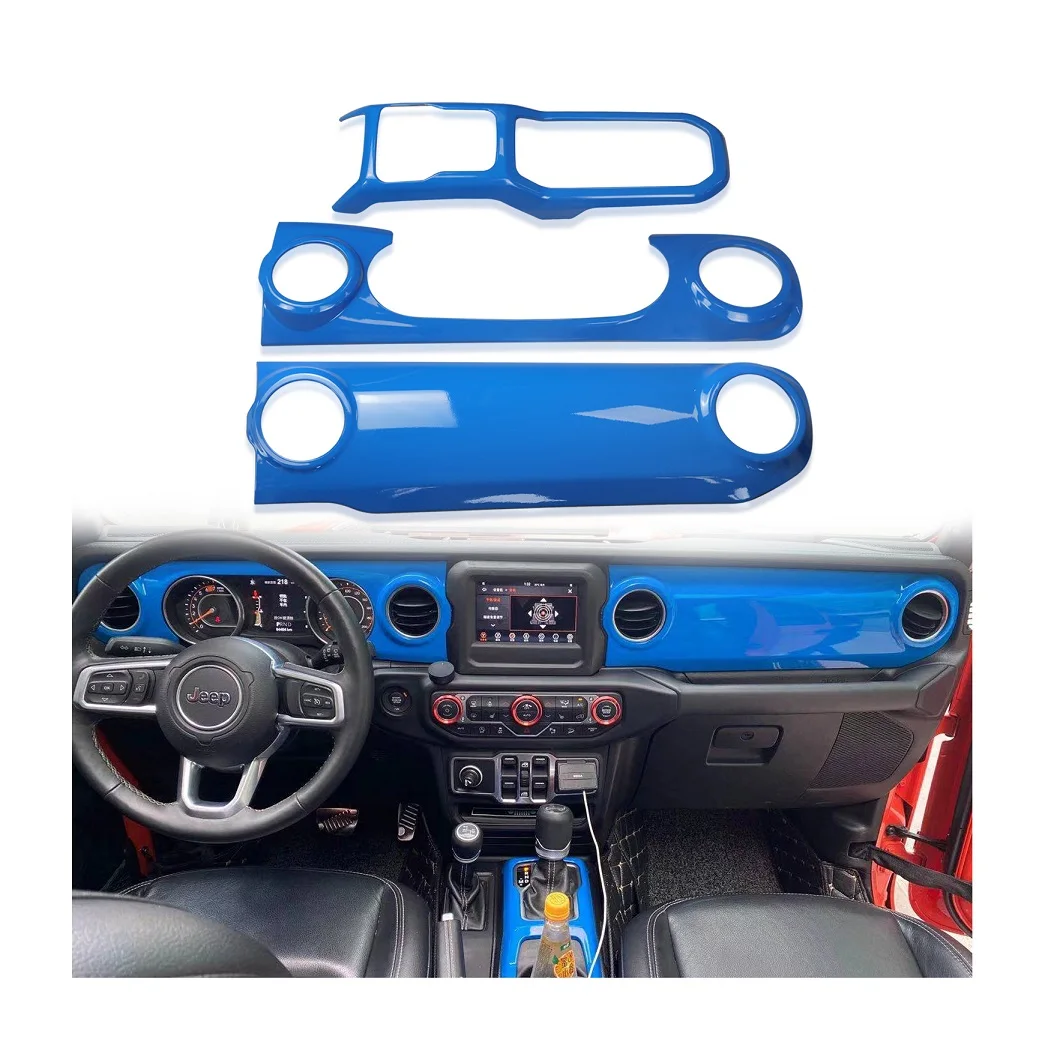 Fit Jeep Wrangler Jl Jlu Jeep Gladiator Jt Abs Dashboard Decorative Cover  Center Console Control Trim Panel Cover - Buy Accessories Abs Center  Console Panel Dashboard Cover,Instrument Panel Cover Car  Accessories,Autoparts Dashboard