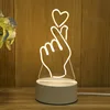 Warm White Hand heart