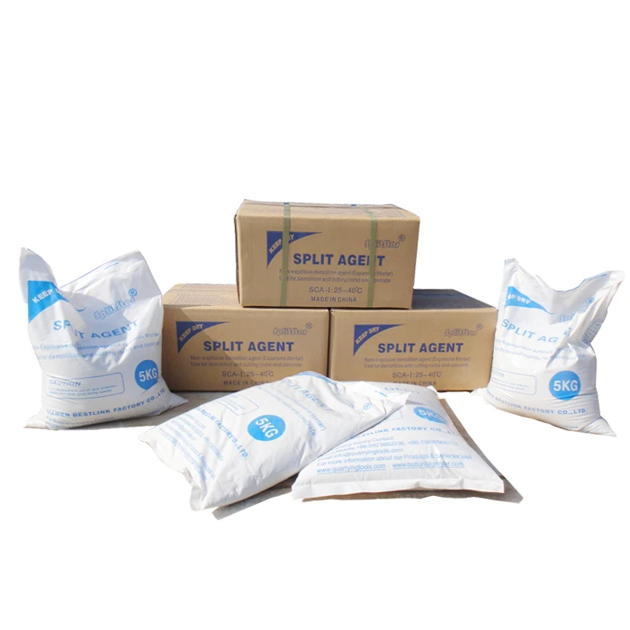 Stone Cracking Non-explosive Rock Breaking Chemical Powder Using in Mine