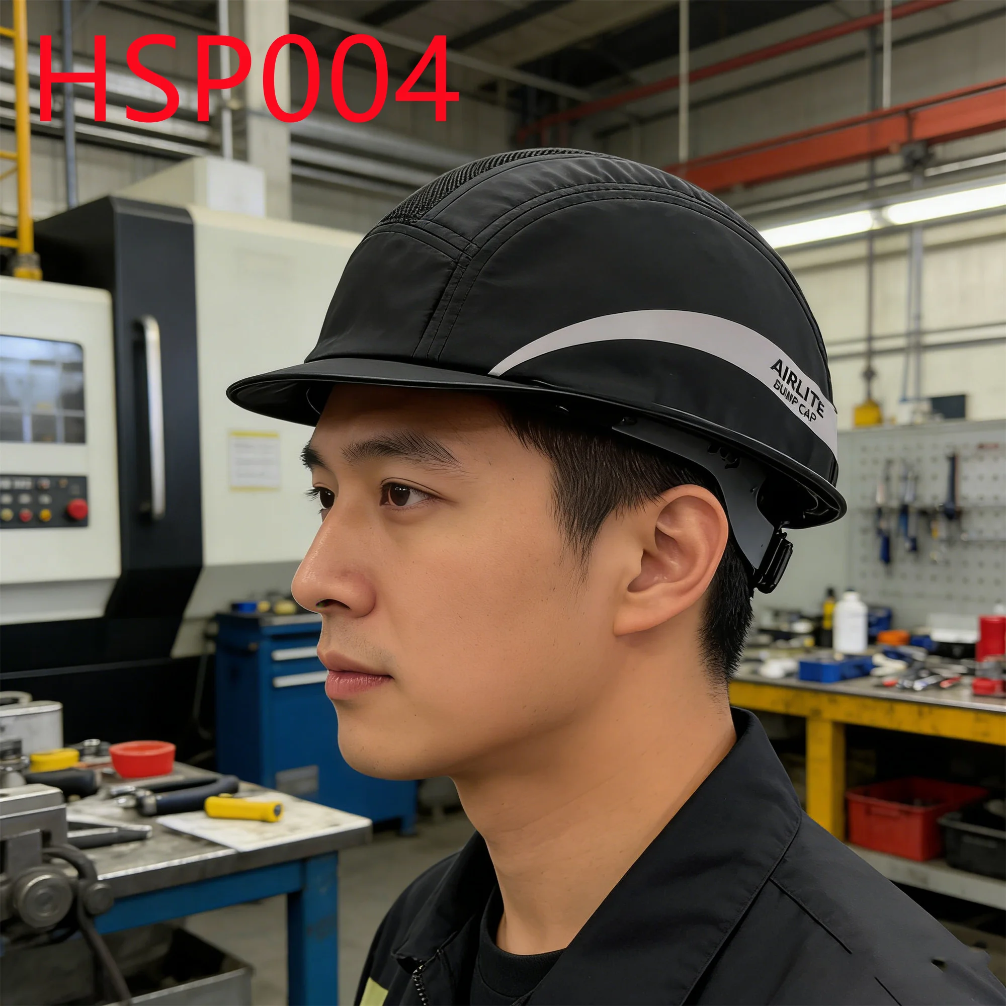 HY,factory Price Customized logo Design High-Visibility Bump Cap Cabinet Installation Strong ABS Shell Men Safety Helmet HSP004
