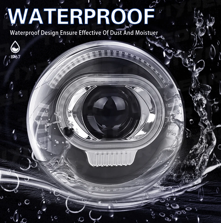 product tiypeor led headlights 7inch round universal rgb drl turn signal for motorcycle headlamp-4