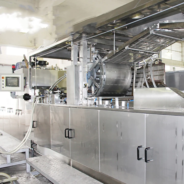 Китайский производитель, Автоматическая Мягкая вафельная машина, производственная линия вафель