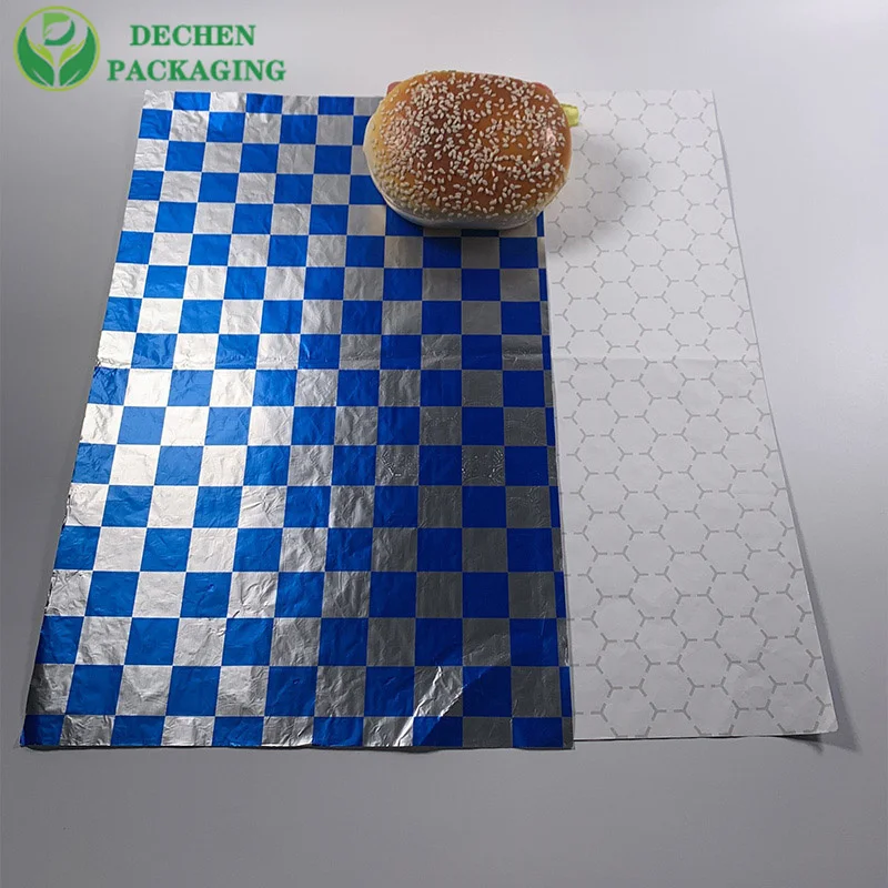 Aluminium Burger Wrap Honeycomb Insulated Foil