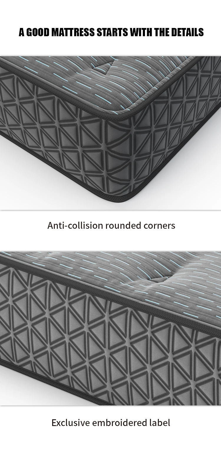 High Quality Full Size Hybrid Bonnell Spring Mattress Wholesale King