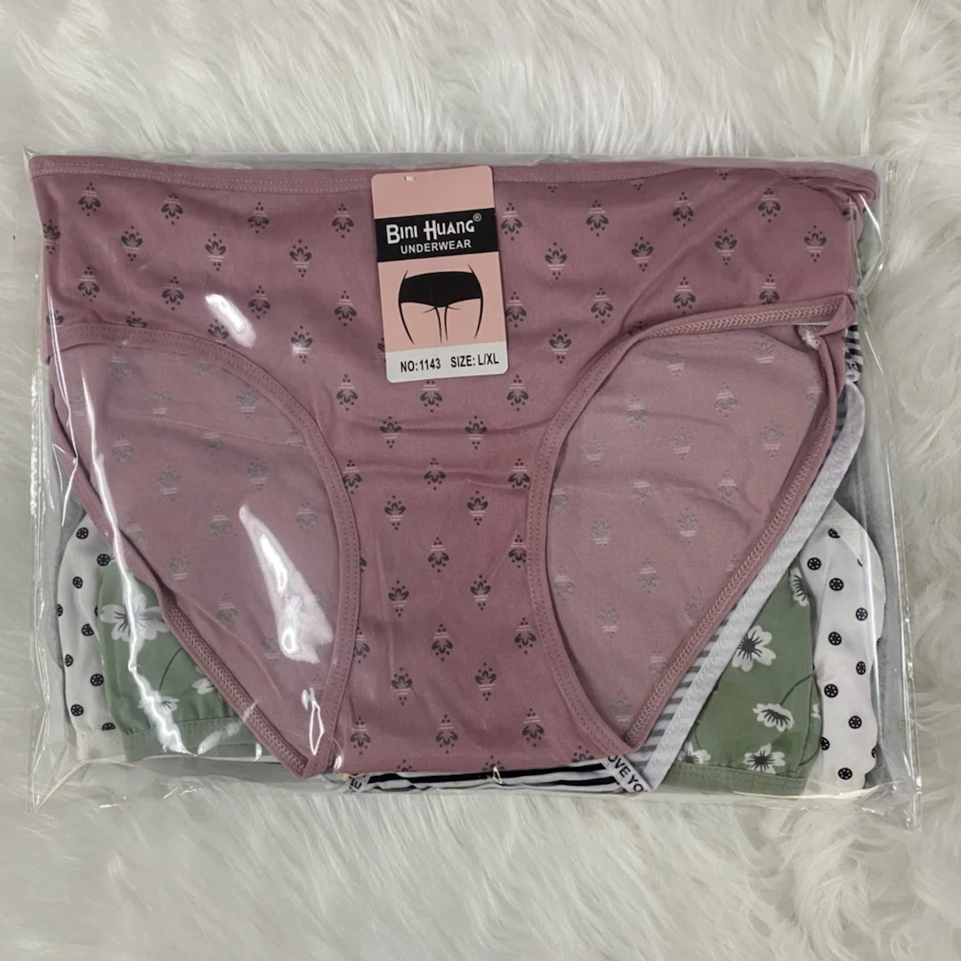 Hot Selling Mixed Designs Stocklot Women Girlunderwear Cheap Lady