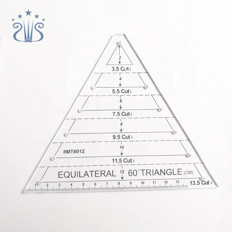 rts transparent sewing 60 degree equilateral triangle ruler for patchwork scale ruler buy triangle ruler sewing scale ruler 60 degree patchwork ruler product on alibaba com